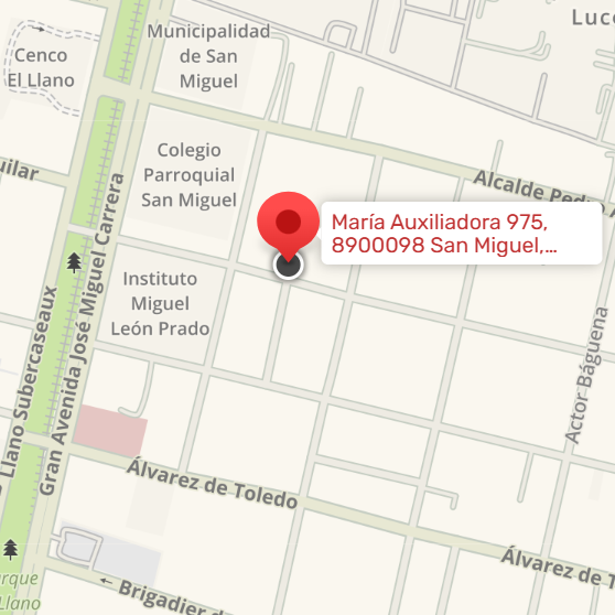Mapa María Auxiliadora